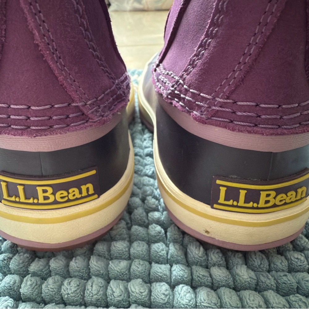 L.L. Bean Plum and Black Footwear